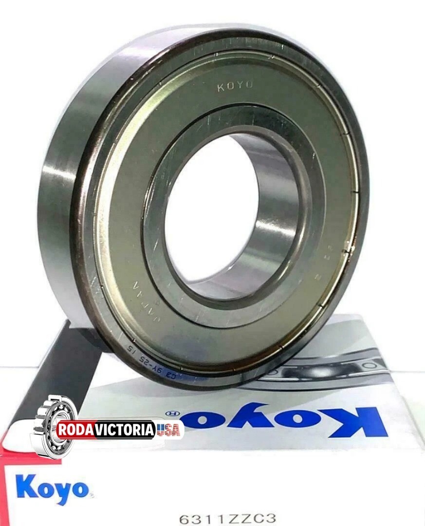 KOYO Japan 6311 ZZ C3 Deep Groove Ball Bearing, Metal Shielded