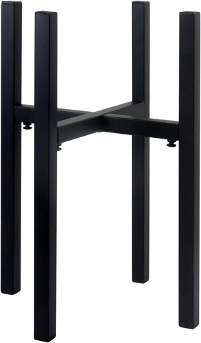 Black Adjustable Metal Beverage Drink Dispensers Stand, Water Crock Stand Fits 9