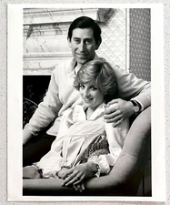 1983 Princess Diana "Diana and Charles at Kensington" Type 1 Original Photo