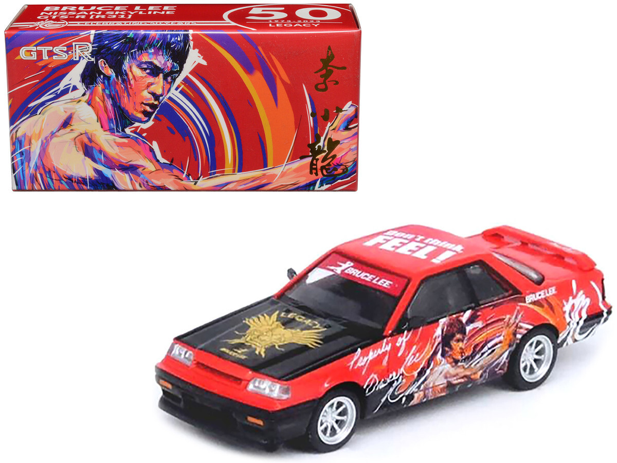 Inno Models Nissan Skyline GTS-R (R31) RHD Red Bruce Lee 1/64 IN64