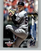 2020 Topps Opening Day Jordan Yamamoto 29  RC  Miami Marlins
