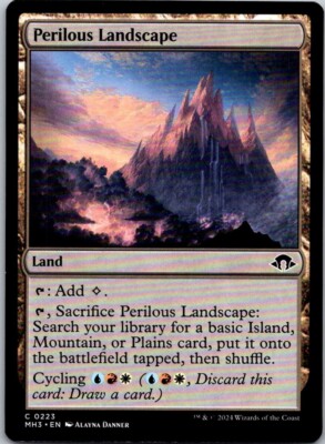 Magic the Gathering Perilous Landscape Modern Horizons 3 MTG Free Shipping!