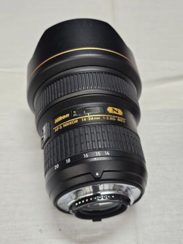 Nikon AF-S N Camera Lens Wide Angle 14-24mm 1:2.8G ED Japan F Mount Nikkor NICE - Picture 2 of 13