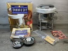 Williams Sonoma by Ruffoni - Stainless Steel Fondue Set - Made in Italy