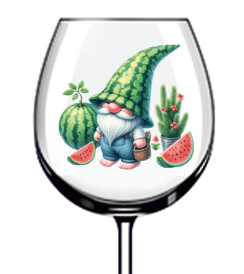 12x Farbe Sommer Wassermelone Zwerg Weinglas Flasche Van Auto Vinyl Aufkleber Aufkleber