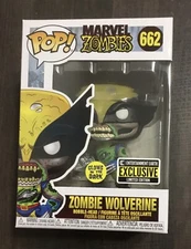 Funko Pop MARVEL #662 ZOMBIE WOLVERINE GITD EE Exclusive