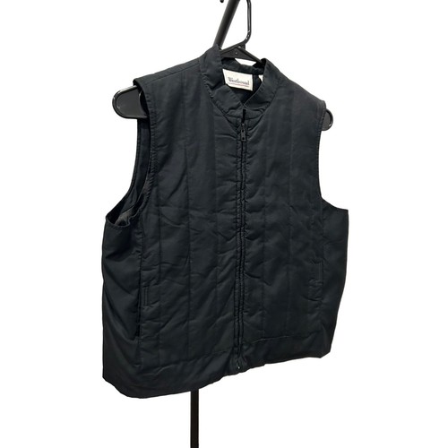 Westbound Black Quilted Sleeveless Vest SZ Medium Pockets - Picture 3 of 8
