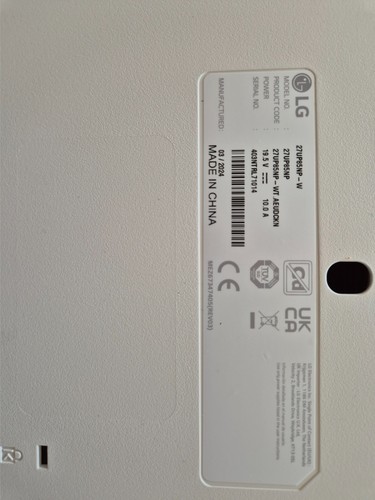 LG monitor Rearpanel Cover | Partnr: ACQ30244501 | 27UP850 - Afbeelding 4 van 4