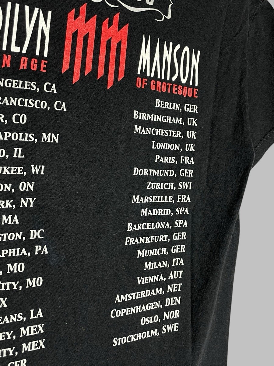 Marilyn Manson Golden Age Of Grotesque Vintage 2003 World Tour T