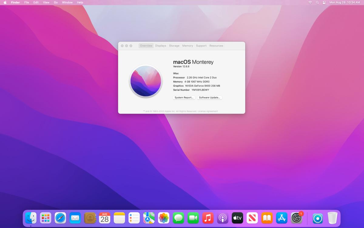 Apple iMac Core 2 Duo 2.26 GHZ - 20