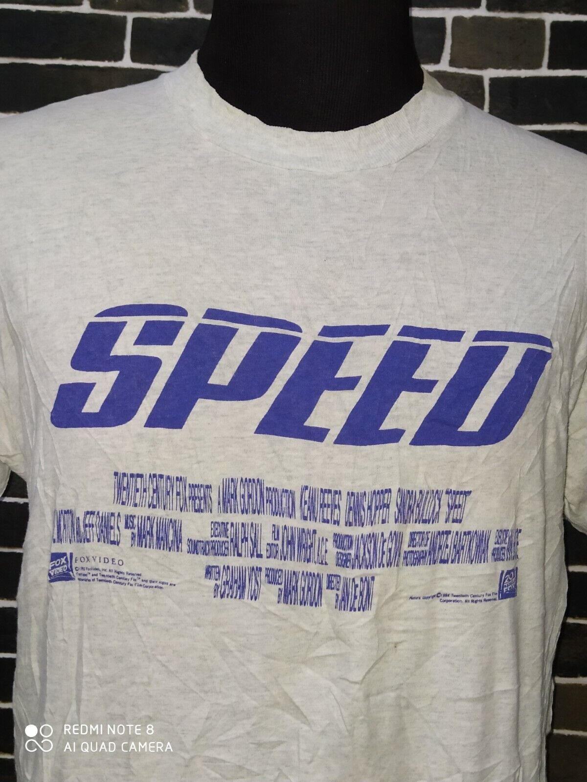 Vintage Rare 1994 Speed Movie T shirt - image 2