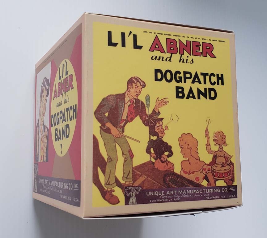 Li'l Abner Dogpatch Band Unique Art Empty Box for Tin Wind Up Toy Like ...