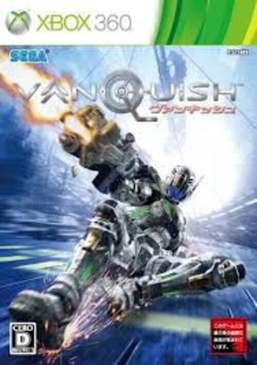 Vanquish Xbox 360 SEGA Japanese Game Soft Tested Working