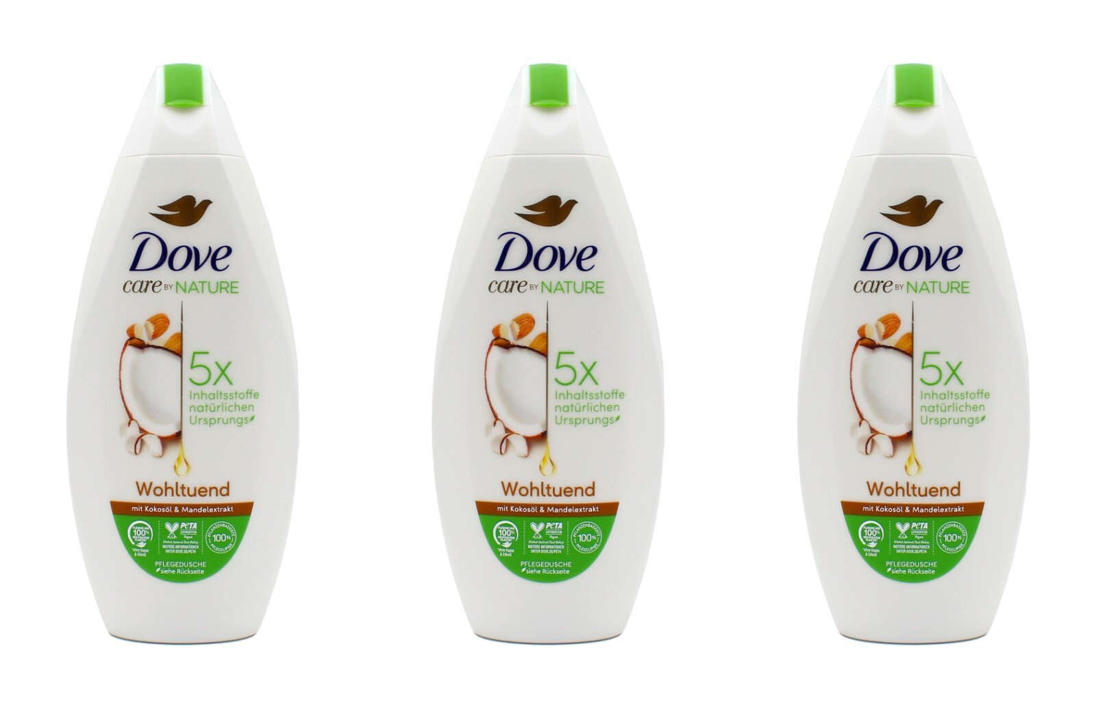 Dove Pflegedusche Care By Nature Wohltuend , 3x225ml