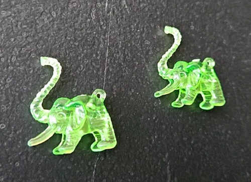 ELEPHANT ANIMAL HANGERS, ZOO PIKS. SONIC DRIVE IN RESTAURANT SODA CUP DECORATION - Picture 3 of 6
