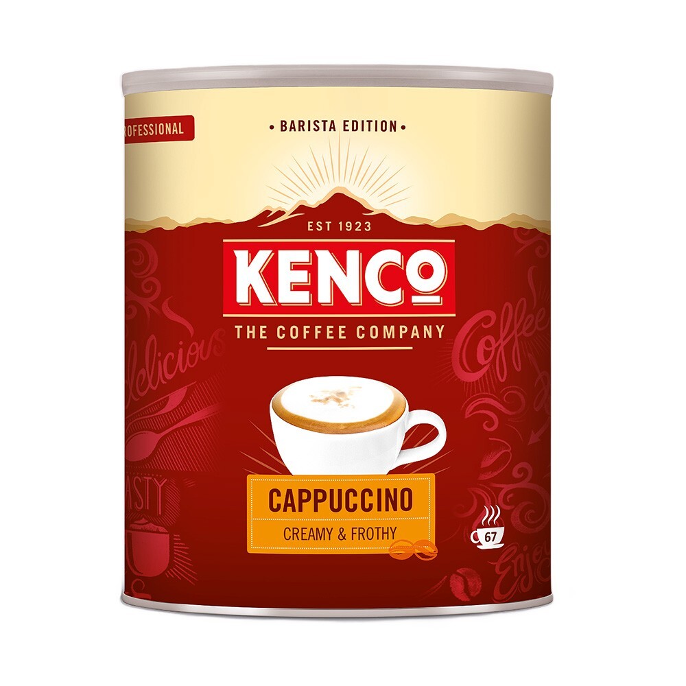 Kenco Cappuccino Creamy & Frothy Instant Coffee Powder Tin 1Kg 67