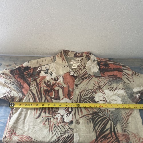 Boca Classics Island Wear Hawaiian Floral - 100% Soft Silk Shirt - Mens M (L6) - Picture 7 of 9
