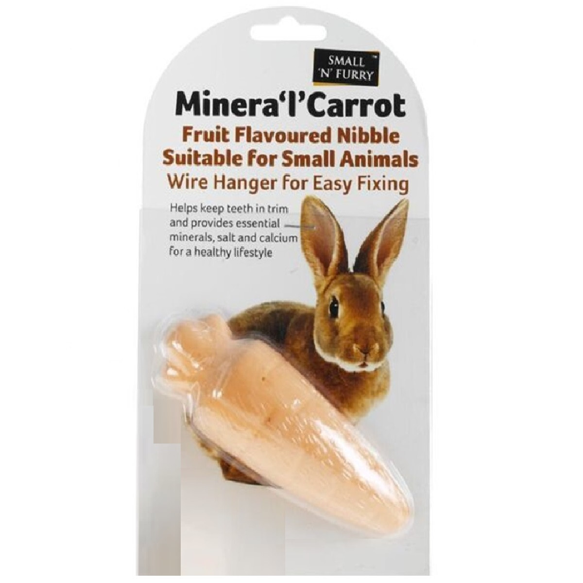 SHARPLES MINERA 'L' GNAW Banana or Carrot : Small N Furry Animal Mineral Chews