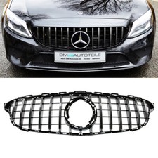 Kühlergrill Chrom passt für Mercedes C-Klasse W205 S205 Mopf Sport-Panamericana