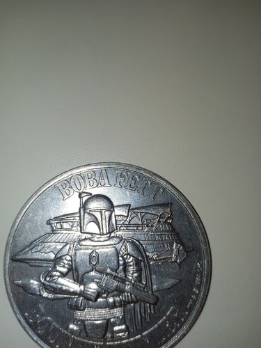 STAR WARS Boba Fett Bounty Hunter POTF Coin Kenner 1984 Vintage - Picture 8 of 17