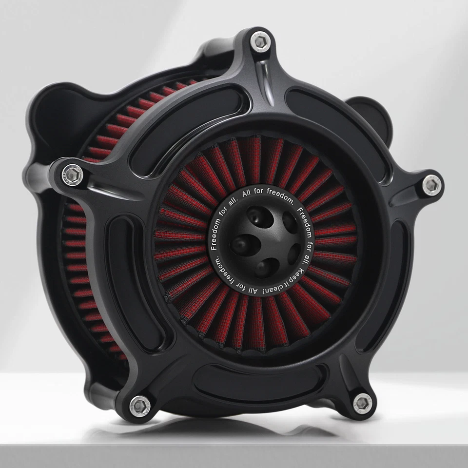 Air Cleaner Intake Red Filter Kits For Harley Softail Dyna Breakout Fatboy 93-15 Foto 2 de 4