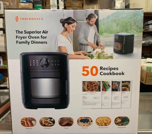 TaoTronics Air Fryer, 9-in-1 Air Fryer Oven Dehydrate,Toast,Bake Roast TT-AF002