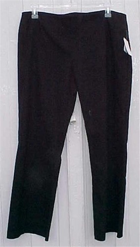 Ladies Size 16P Black Pants Stretch Sojo 16 Petite Nice Quality NWT