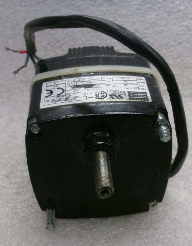 Bodine Electric KCI-23A2 Gearmotor 115VAC 1PH 52RPM 1/450 HP NEW OLD STOCK #321L