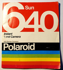 Polaroid SUN 640 Instant Land Camera Instruction Booklet Manual 1981 Original