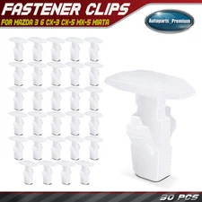 30Pcs 5mm Nylon Weatherstrip Retainer Fastener Clip for Mazda 3 6 CX-5 KD4558762