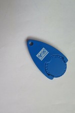 EKW-Chip mit Logo Volksbanken Raiffeisenbanken, Plastik blau, neu und unbenutzt