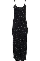 FLYNN SKYE PRINTED CREPE MAXI DRESS SMALL