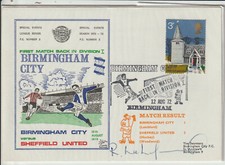 BOB LATCHFORD -  SIGNED - " BIRMINGHAM CITY FC  " ENVELOPE