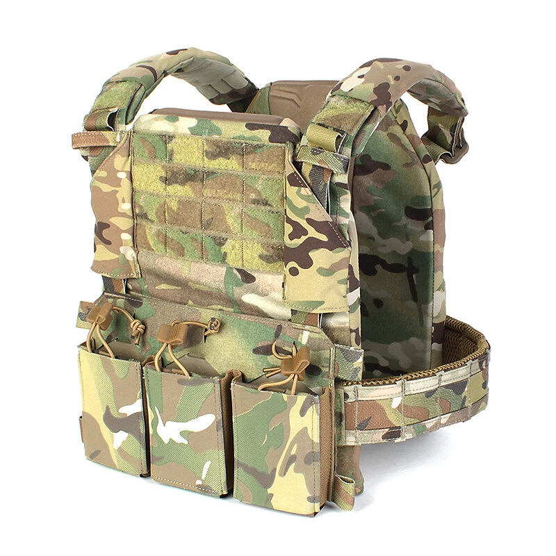 PEW Tactical MOLLE Cummerbund HSP Style Thorax Chicken Straps Pair 2PCS Camo MC - Image 3 of 4