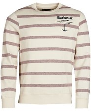   RARE    130 Barbour Sweatshirt Crew LIMITED EDITION Nautical Mens Small   NWT