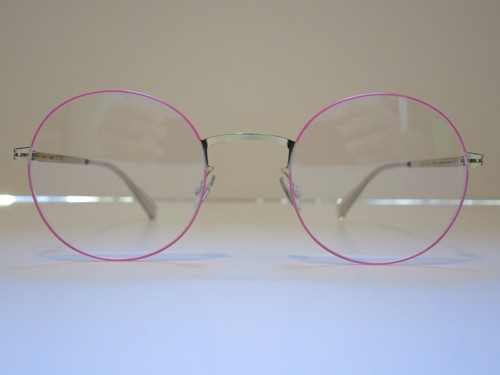 Mykita Lessrim KAYO 947 Gold Neon Pink Glasses Eyewear Eyeglass Frame Handmade - Picture 5 of 7