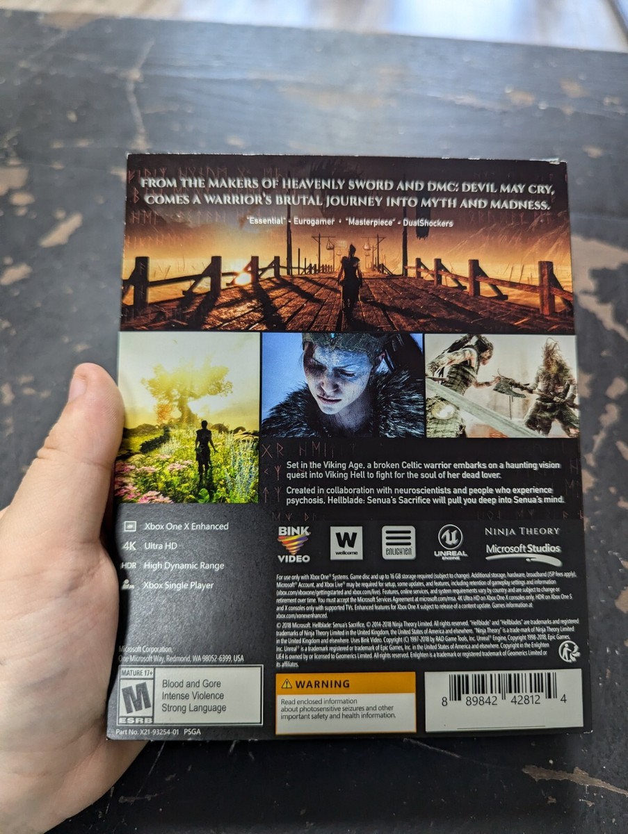 Hellblade: Senua's Sacrifice - Xbox One Brand New Sealed With Slip