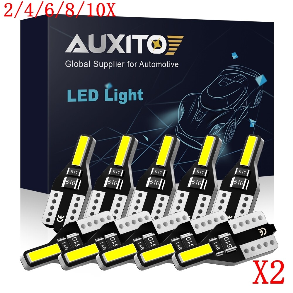 T10 Led 501 Light Side White Bulb Car Free Error Canbus Xenon W5w Sidelight 2/8x