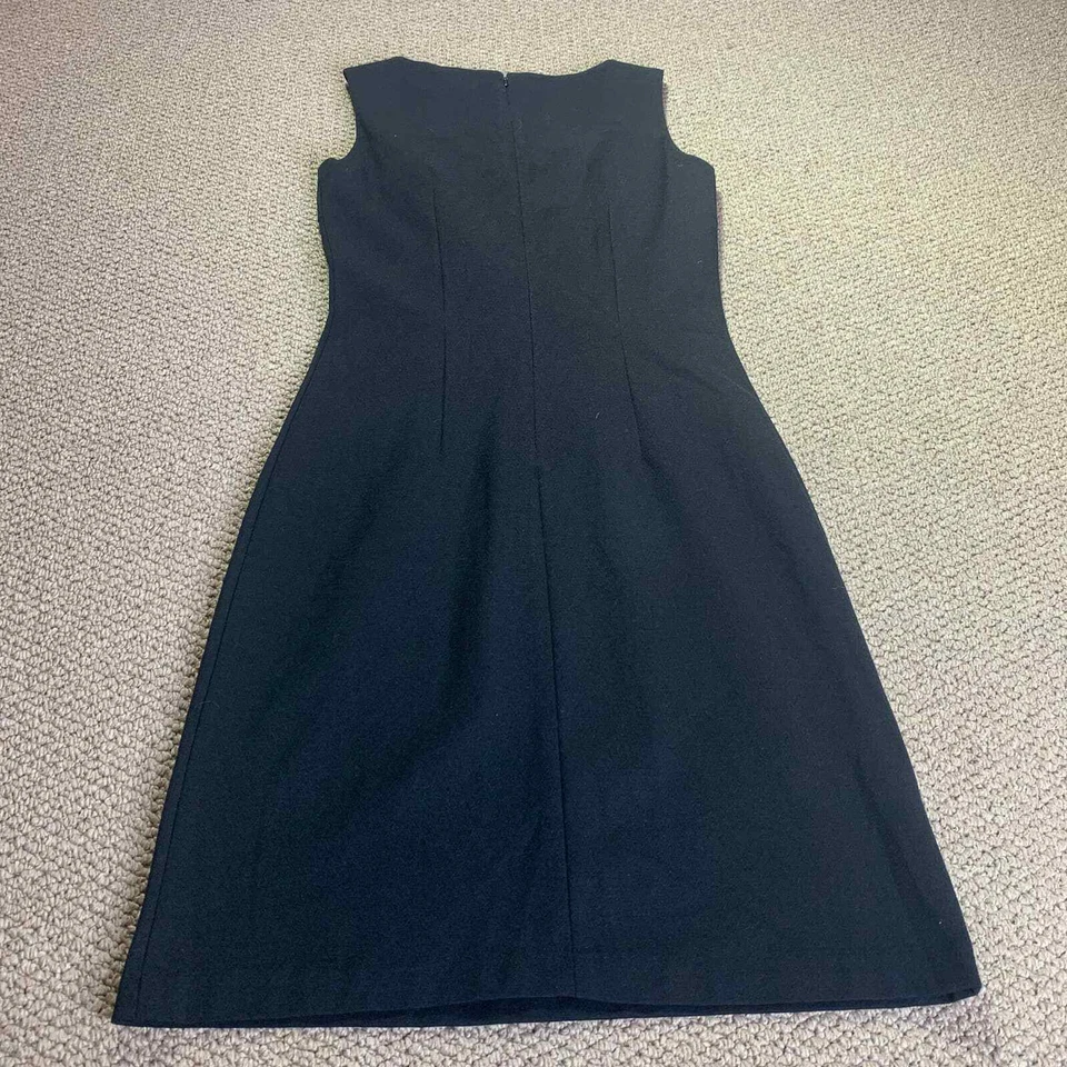 Vestido para mujer Isabella Bird talla P negro sin mangas cuello cuadrado funda cóctel Foto 4 de 4