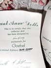 Set of 4 Goebel Limited Edition Porcelain Carol Anne Dolls each are #304/5000 — photo 8