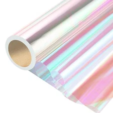 Iridescent Cellophane Wrap Roll 82ft x 17in for Gift Baskets Birthdays DIY