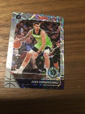 2019-20 NBA Hoops Premium Stock Laser Silver Juan Hernangomez Timberwolves
