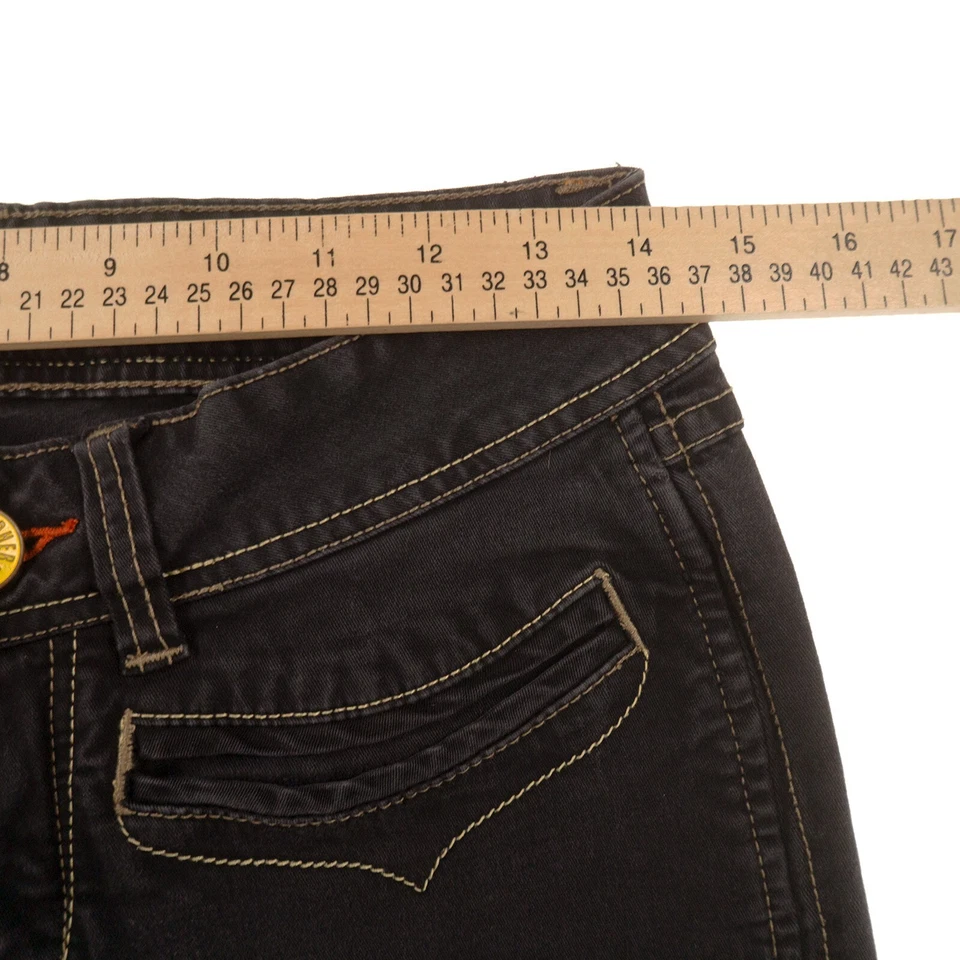 Jeans capri Christopher azul negro para mujer 8 Foto 2 de 4