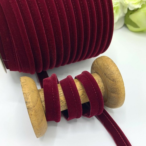 Flanged 10mm velvet piping cord upholstery cushions bags finishing edge 1m 3m 5m - Picture 11 of 14