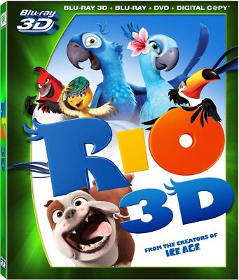 Rio 3D (BD 3D + Blu-ray + DVD + Digital Copy) | eBay