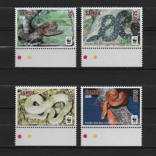 Samoa: Michel n. 1218-21 WWF Baumboa MNH