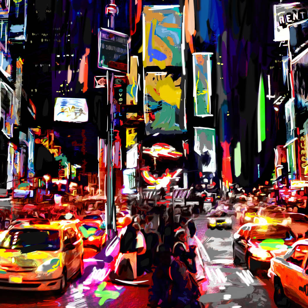 DUSTCELL キャンバスアート POP ART 「ROUND TRIP」 DUSTCELL - 2nd