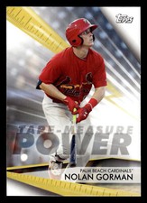 2020 Topps Pro Debut Nolan Gorman Tape Measure Power TMP-NG