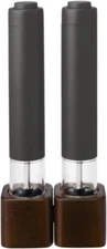 RÉCOLTE RMM-1 ELECTRIC SALT & PEPPER MILL MINI SET OF 2 GRAY RECOLTE JAPAN NEW