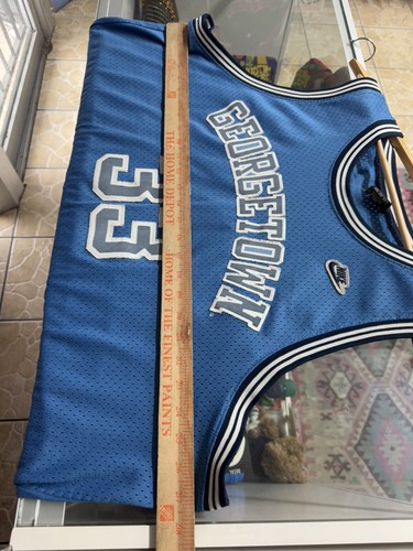 VTG Nike 1982 Georgetown Hoyas Patrick Ewing Embroidered Basketball Jersey 3XL - Picture 8 of 9